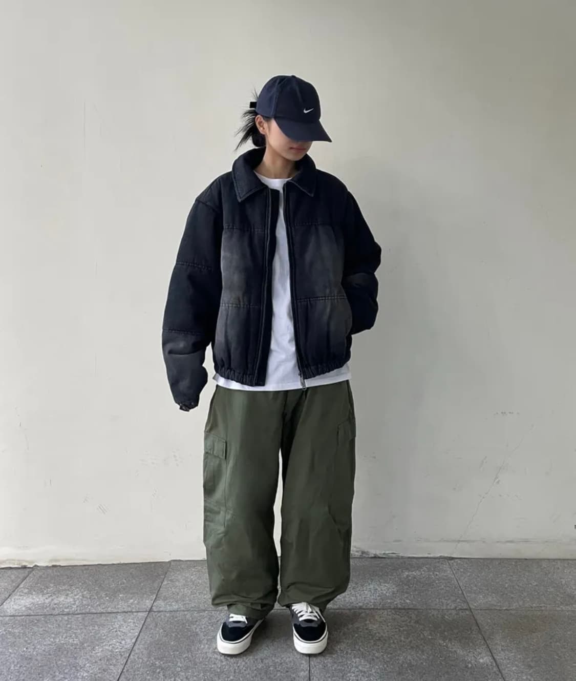 (새제품) 품절 데님 패딩 상품이미지5