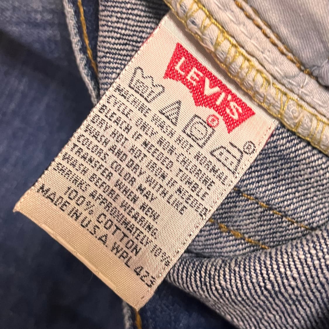 리바이스 501XX 빅E 데님팬츠 W34 L32 상품이미지6