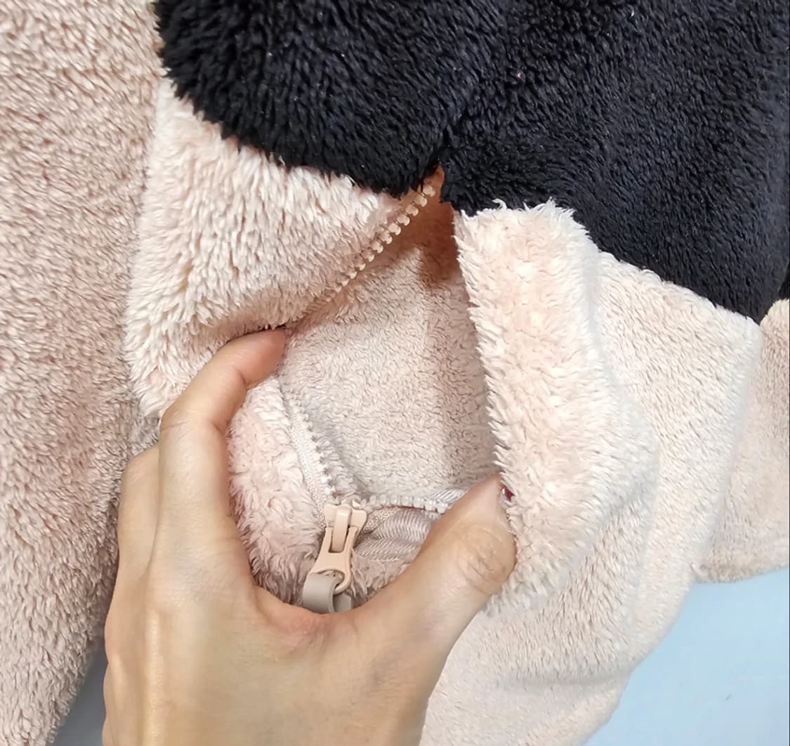 스파이더 플리스 후드집업 핑크 ~66 상품이미지8