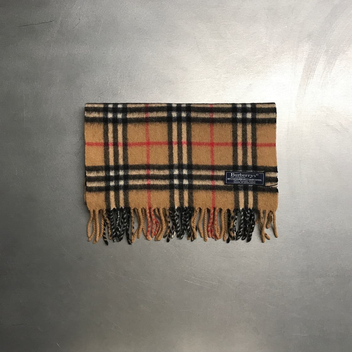버버리 정품 캐시미어/램스울 머플러 베이지 상품이미지2