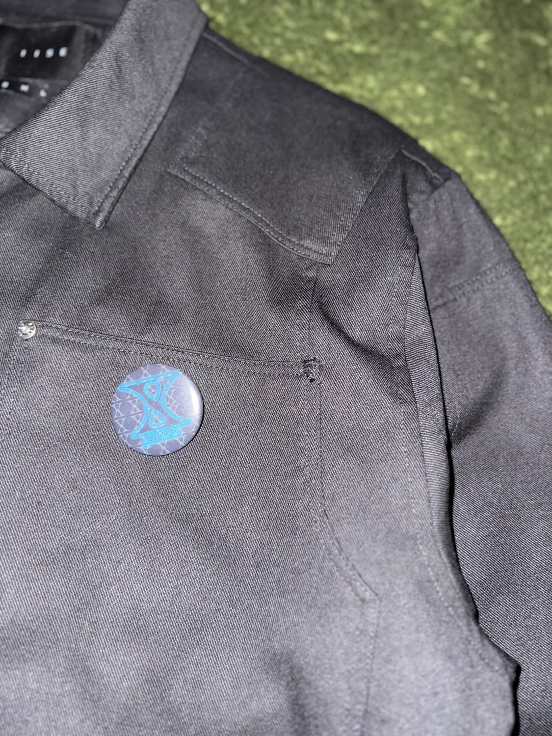 [XL] IISE 이세 21FW 퀼티드 리벳 자켓 블랙 (뱃지 동봉) 상품이미지5