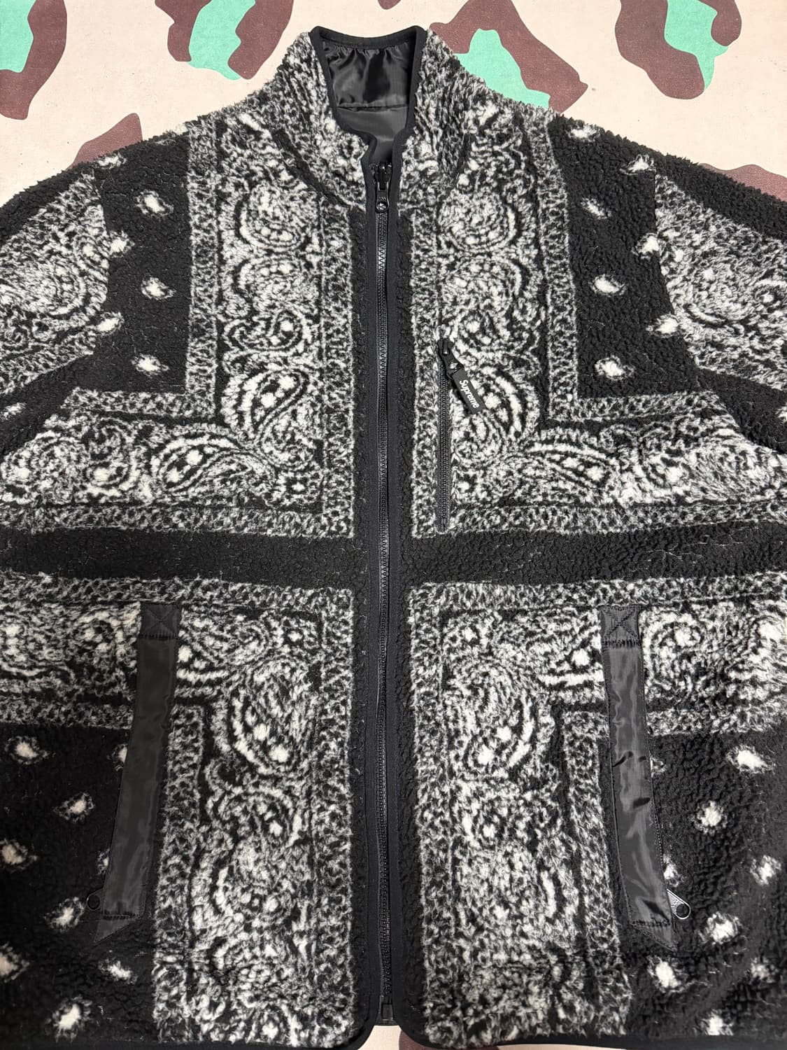 슈프림 판다나 플리스 상품이미지3