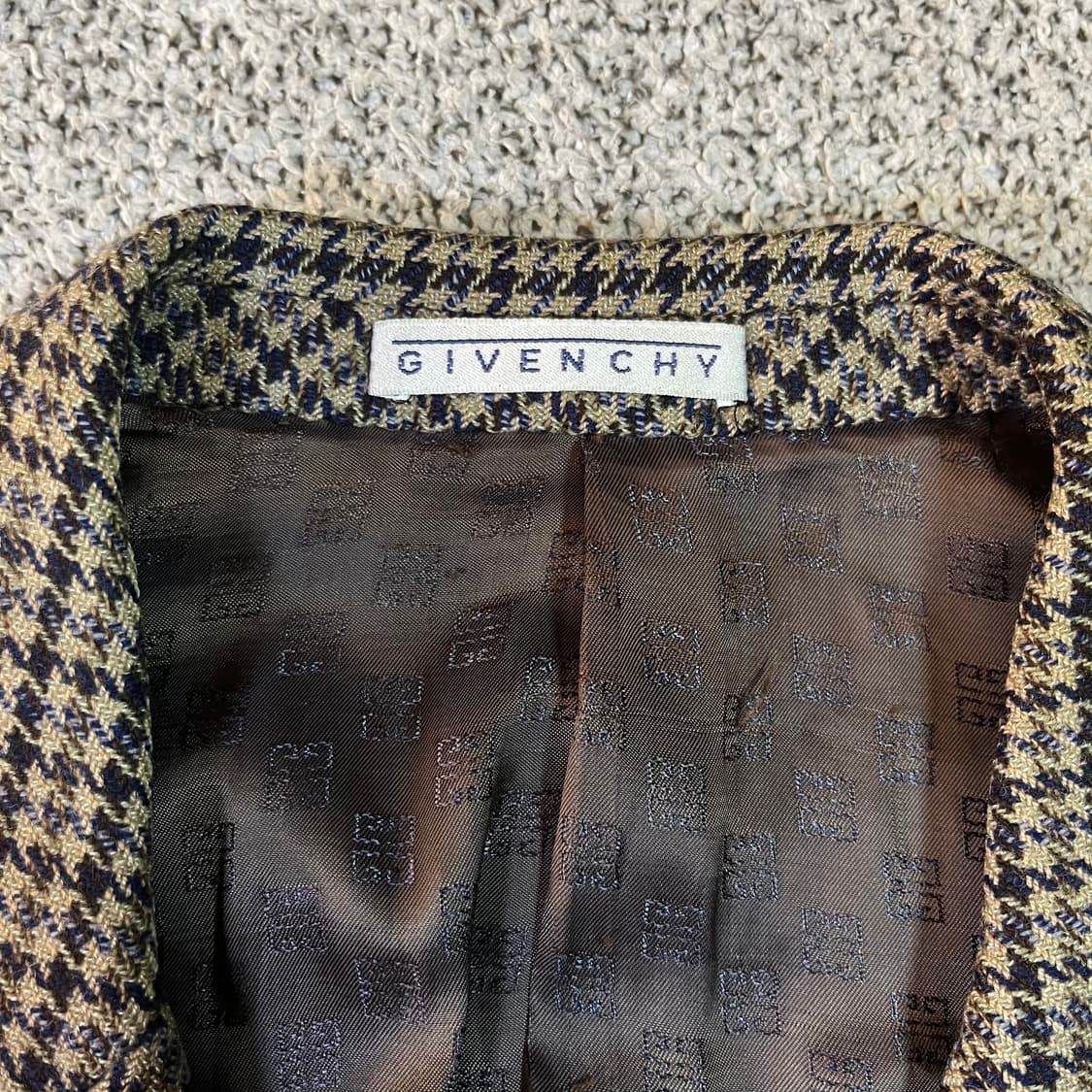 지방시 하운드 체크 울 블레이저 자켓 상품이미지4