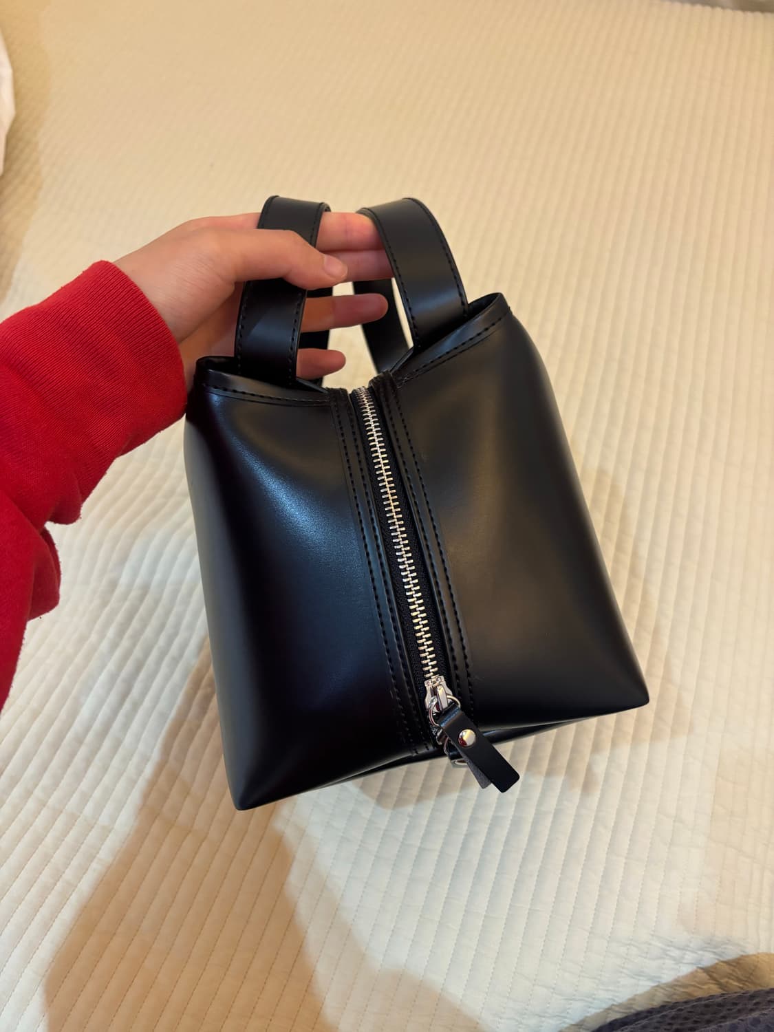 꼼데가르송 트리콧 도트백 상품이미지2