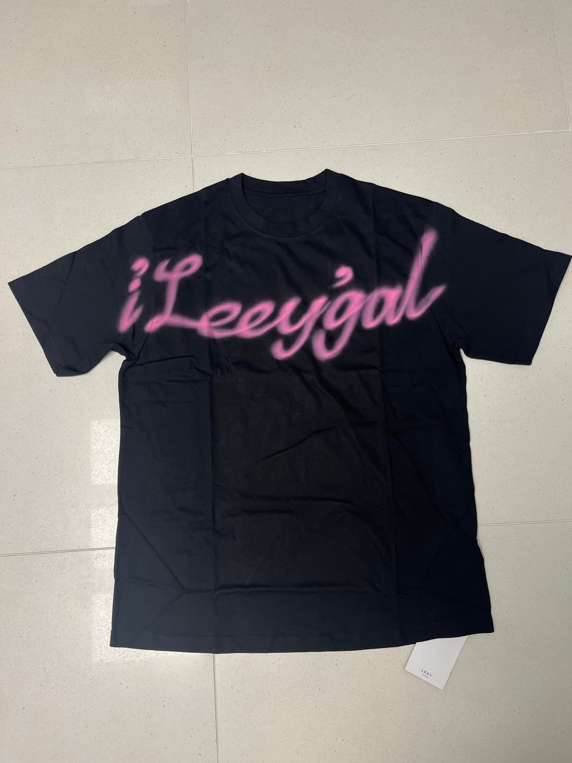 Yeel leegal T-shirt Black 상품이미지3