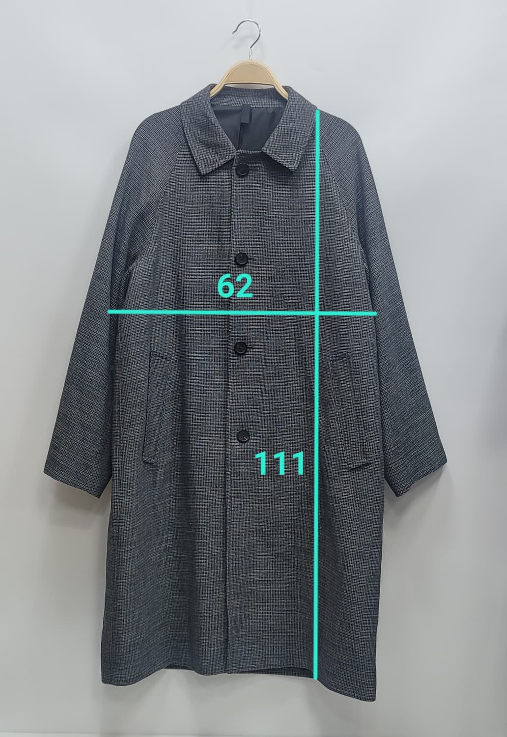 customellow 커스텀멜로우 오버핏 체크 맥코트 / 남 105
 상품이미지10