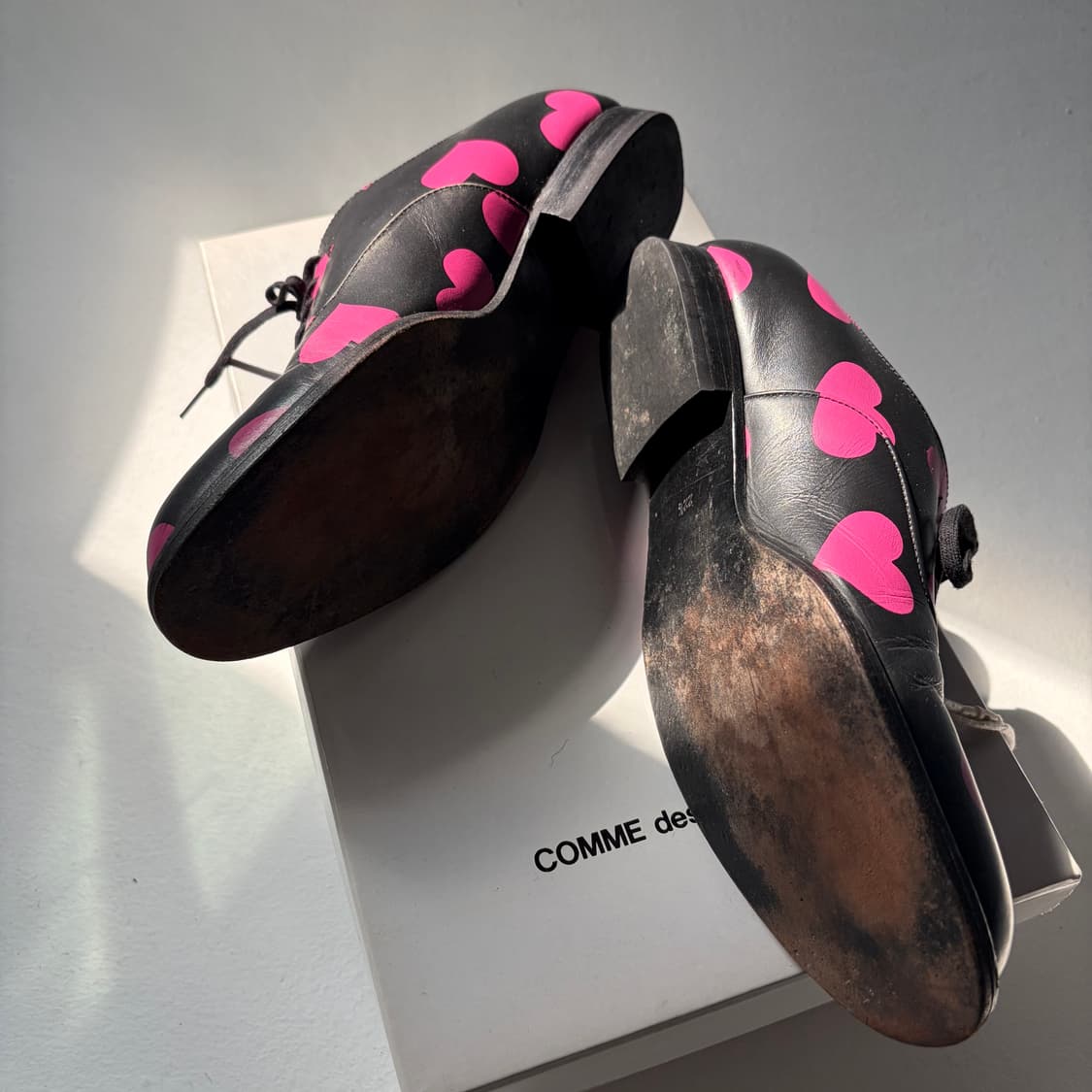 Pink Heart Derby Shoes 상품이미지8