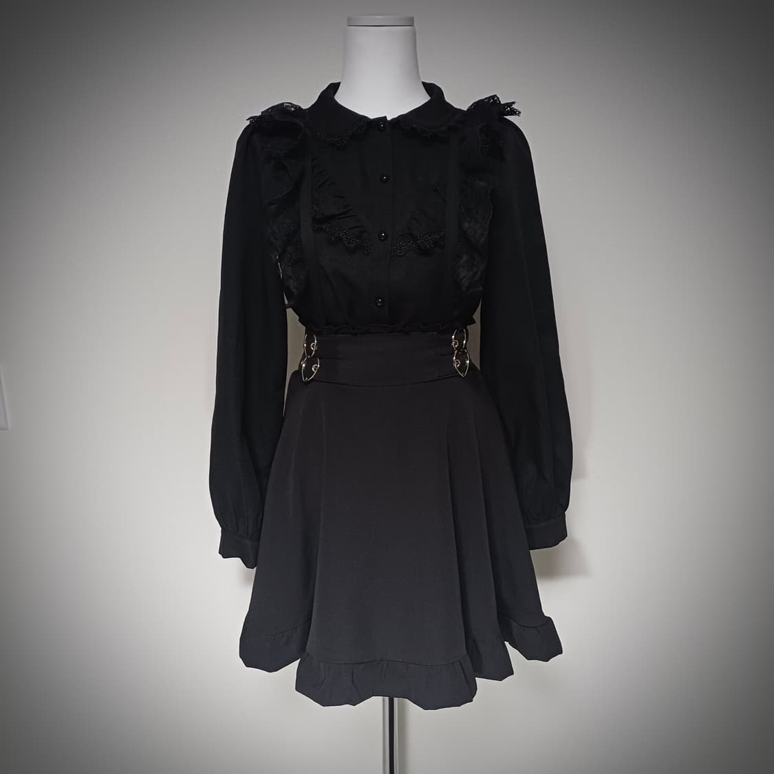 mars 마즈 고스로리 블라우스 고스펑크 공겜여주 상품이미지2