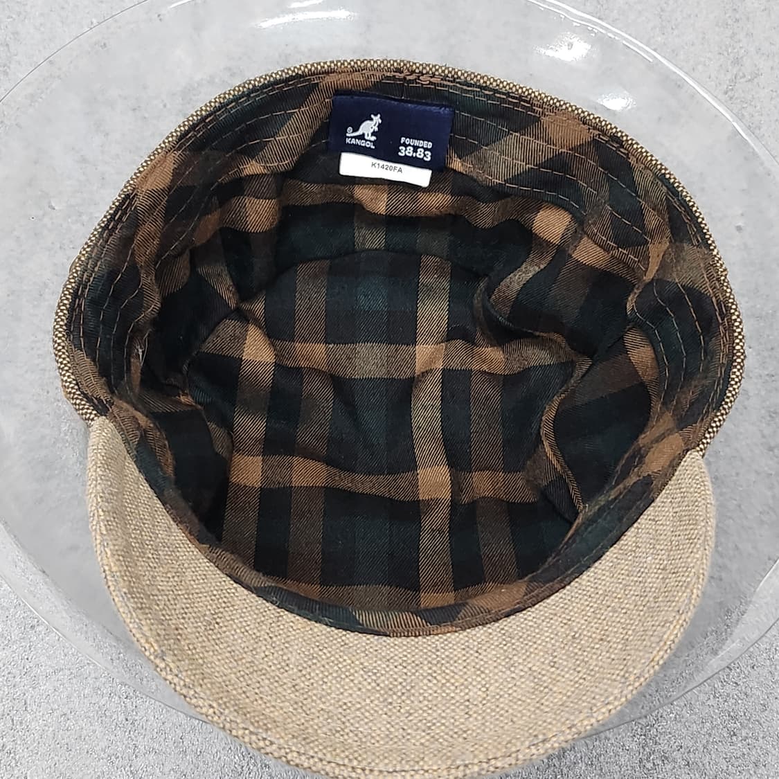 캉골 투톤 워크캡 군모 56cm 상품이미지6