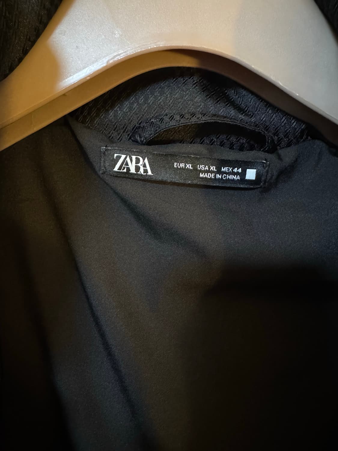 [2XL]ZARA 자라 오버사이즈 롱패딩 블랙 상품이미지4