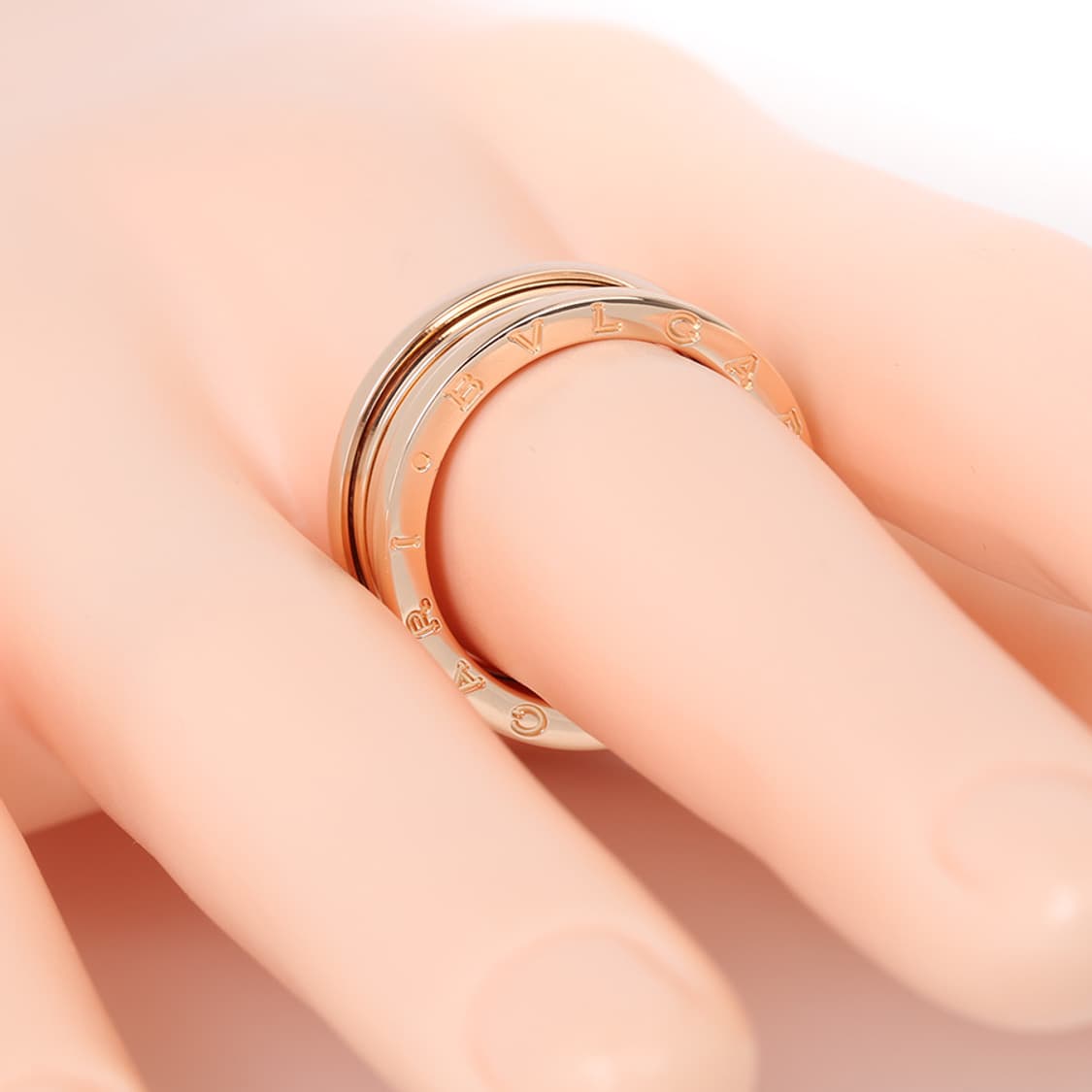 불가리 비제로원 3밴드링 18kt 로즈골드 비제로반지 62호 상품이미지8