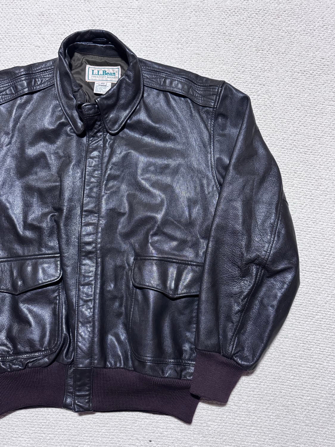 90s USA 엘엘빈 L.L.Bean A-2 40사이즈 상품이미지3