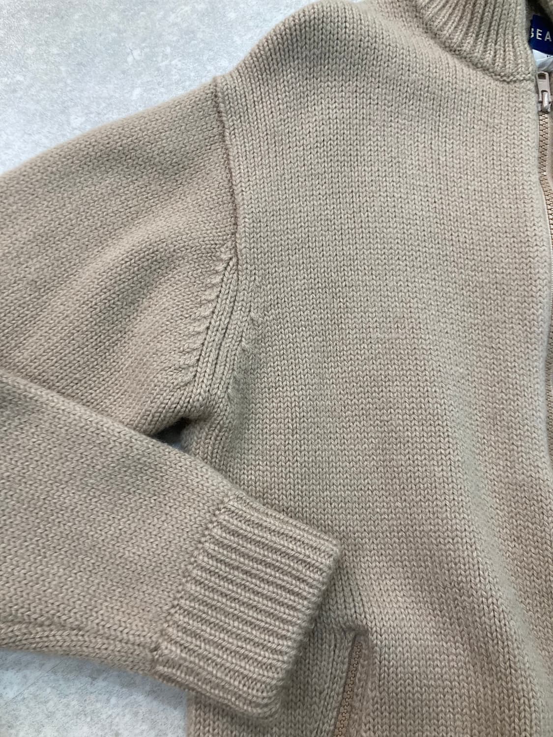 빔즈 니트집업 M 상품이미지5