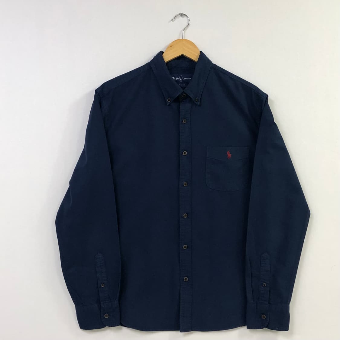 L 폴로 네이비 옥스포드 셔츠 상품이미지2