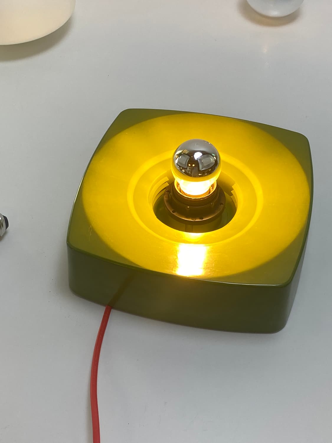 70년대 독일 빈티지 벽조명 HP leuchten 그린색상 상품이미지1