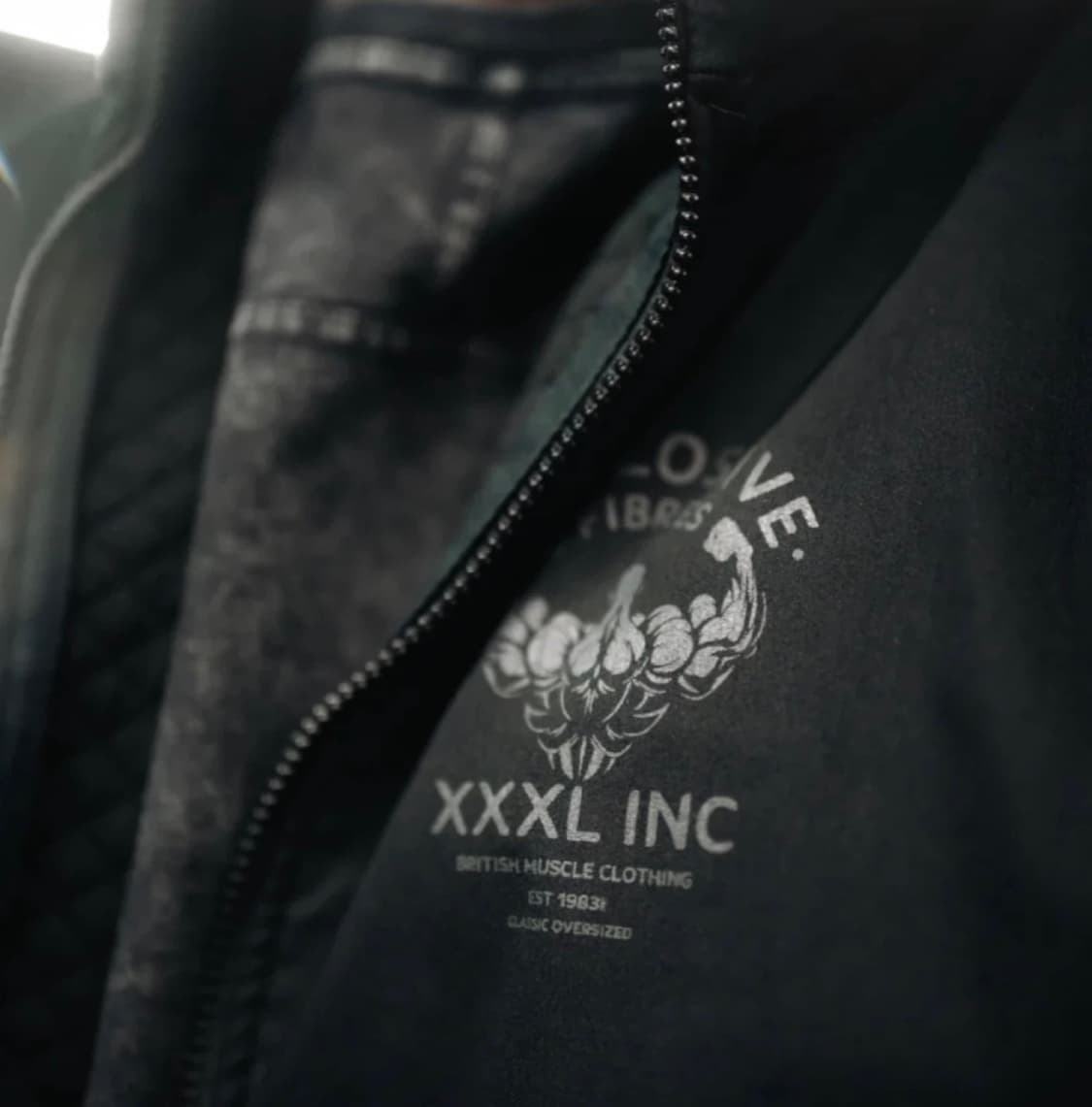 Explosive Fibres 봄버 자켓 블랙 상품이미지2