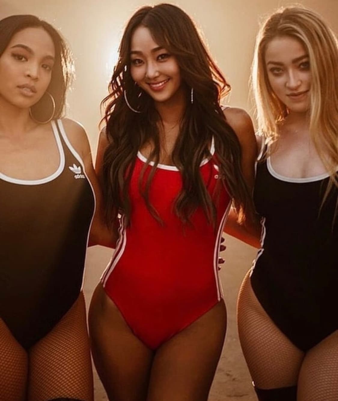 아디다스 삼선 수영복 바디수트 상품이미지2