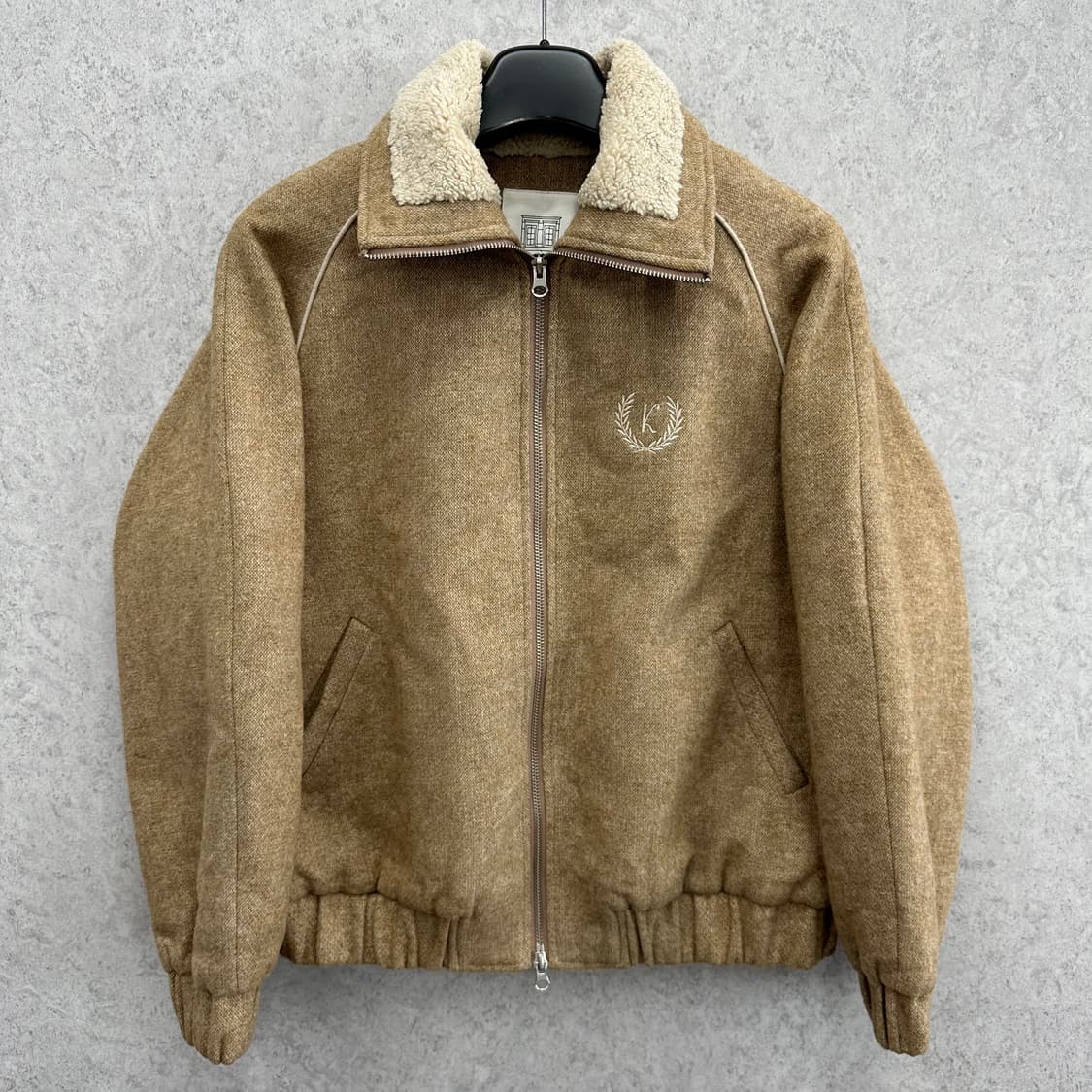 Free 여자 안감 퍼 투웨이 울 점퍼 상품이미지1