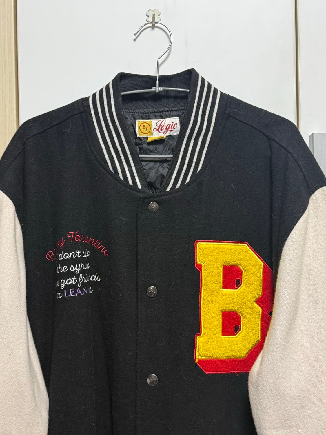 Logic 레터맨 야구 바시티 점퍼 상품이미지3