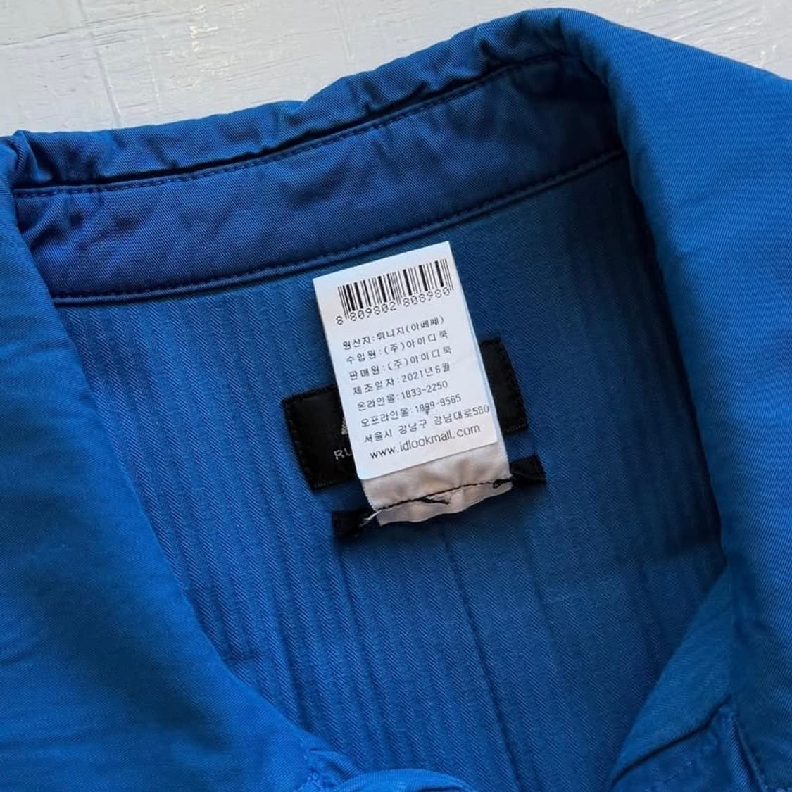 21fw 아페쎄 블루 워크 자켓 상품이미지8