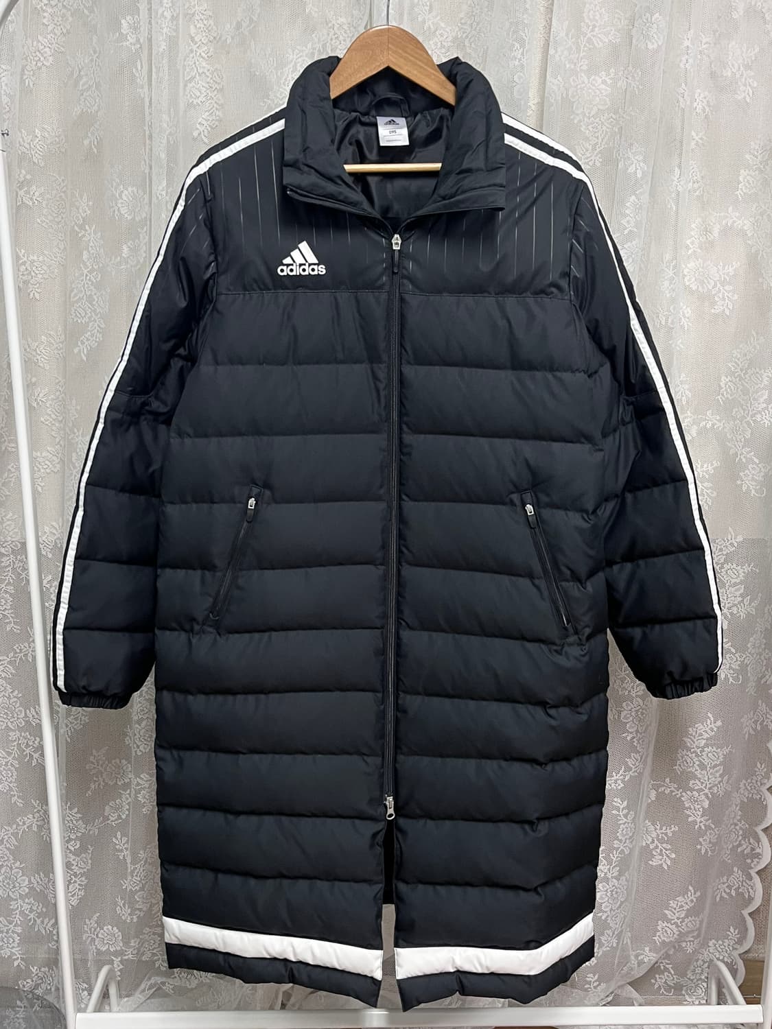 M) 아디다스 덕다운 롱패딩 블랙 상품이미지1