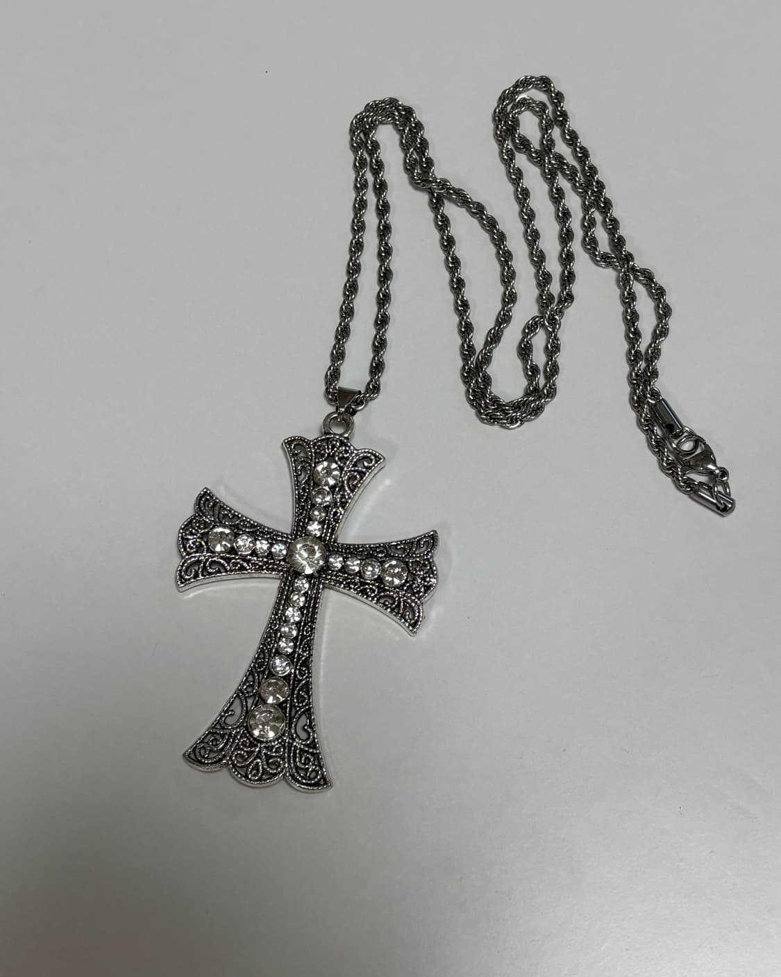 오네갸루 십자가 목걸이 갸루 펑크 y2k 상품이미지3