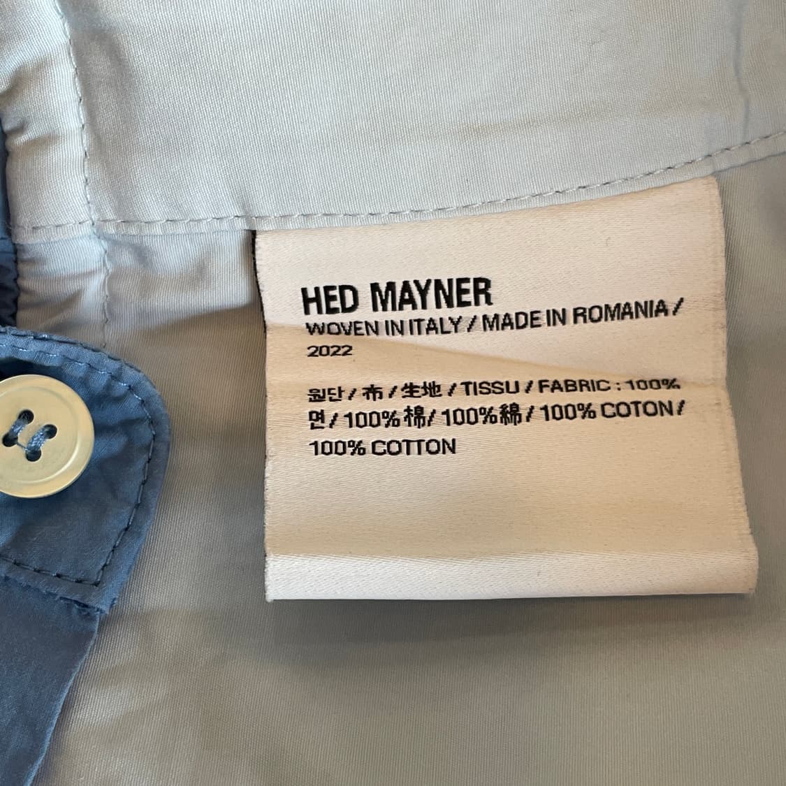 Hed Mayner Layered Shirt ( M ) 상품이미지6