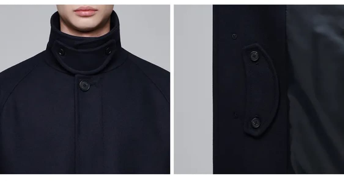 무신사 스탠다드 캐시미어 MTR 발마칸코트 네이비 M  상품이미지5