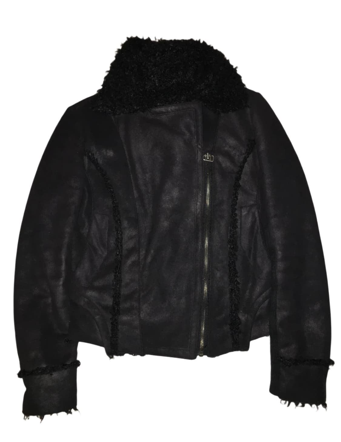 vintage 무스탕 가죽 자켓 상품이미지1