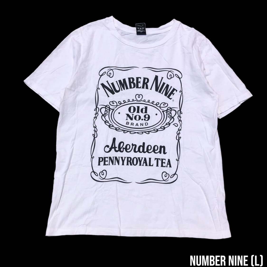[L] 넘버나인 잭다니엘 패러디 반팔티셔츠 상품이미지1