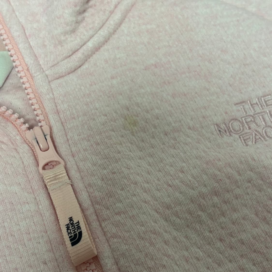 노스페이스 노페 핑크 딸기우유 후리스 플리스 후집 후드집업 상품이미지3