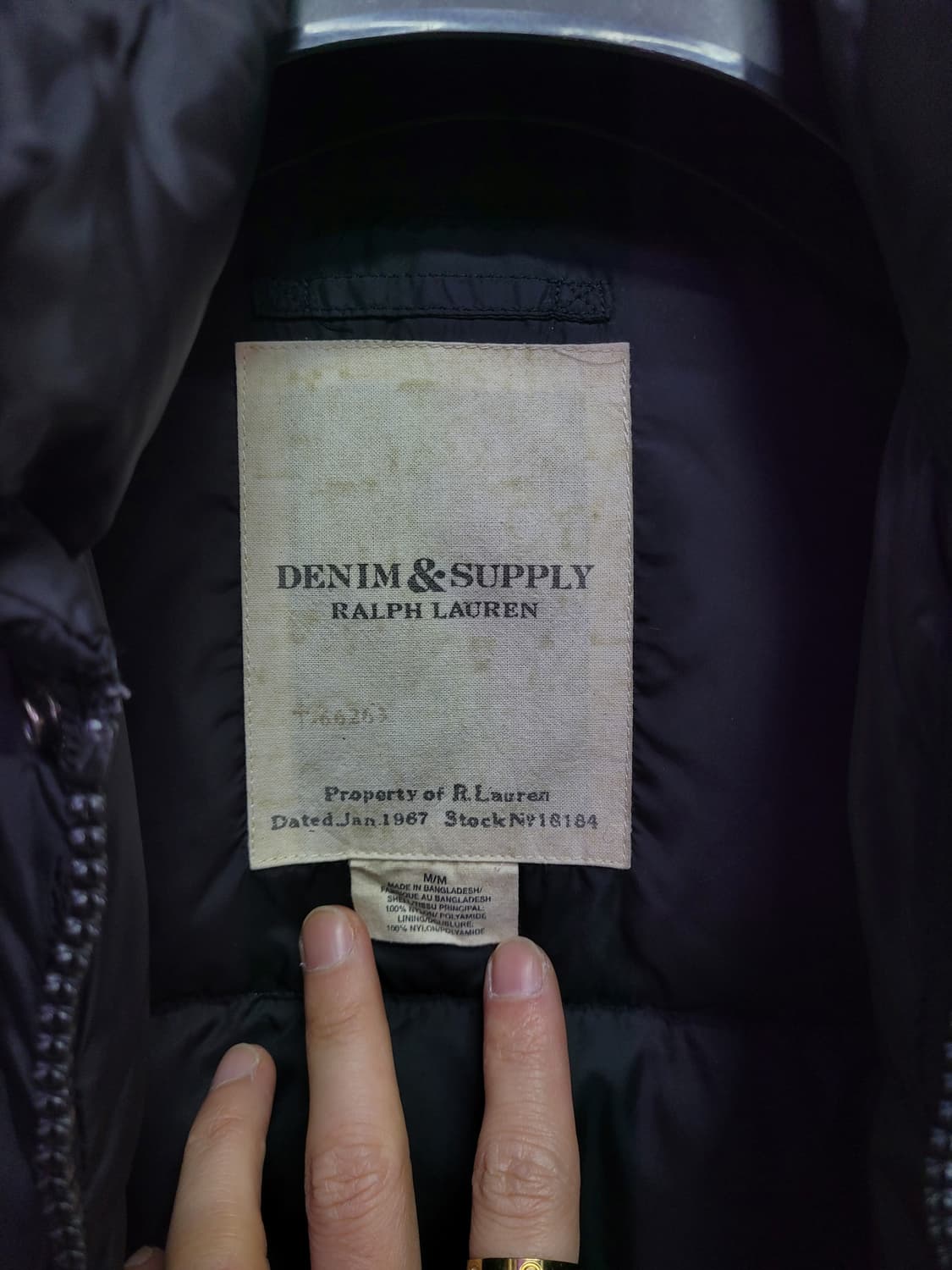 Polo 폴로 랄프로렌 데님앤서플라이 오리털 패딩 상품이미지4