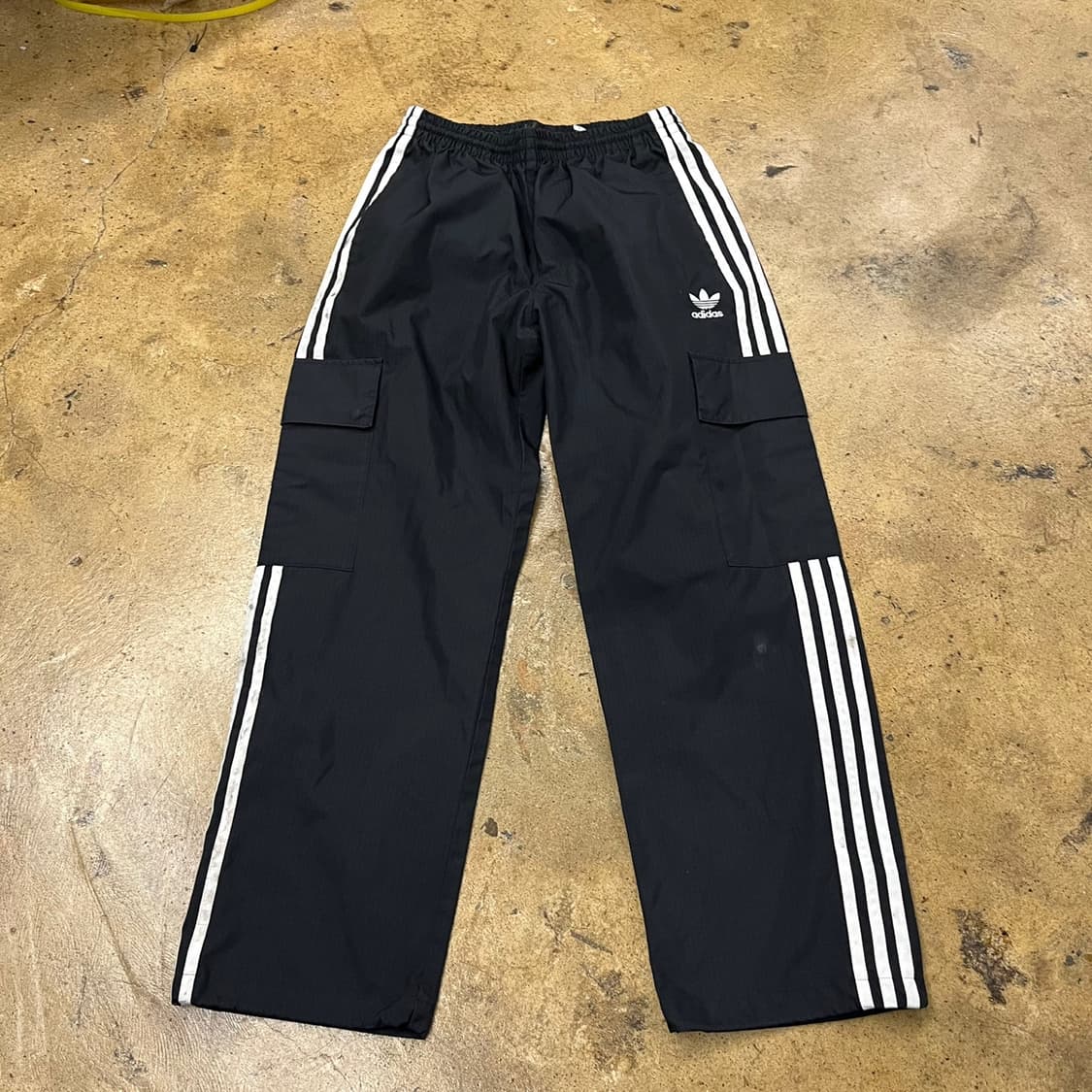 [정품/M] 아디다스 삼선 트레이닝 바지 블랙 b14 상품이미지2