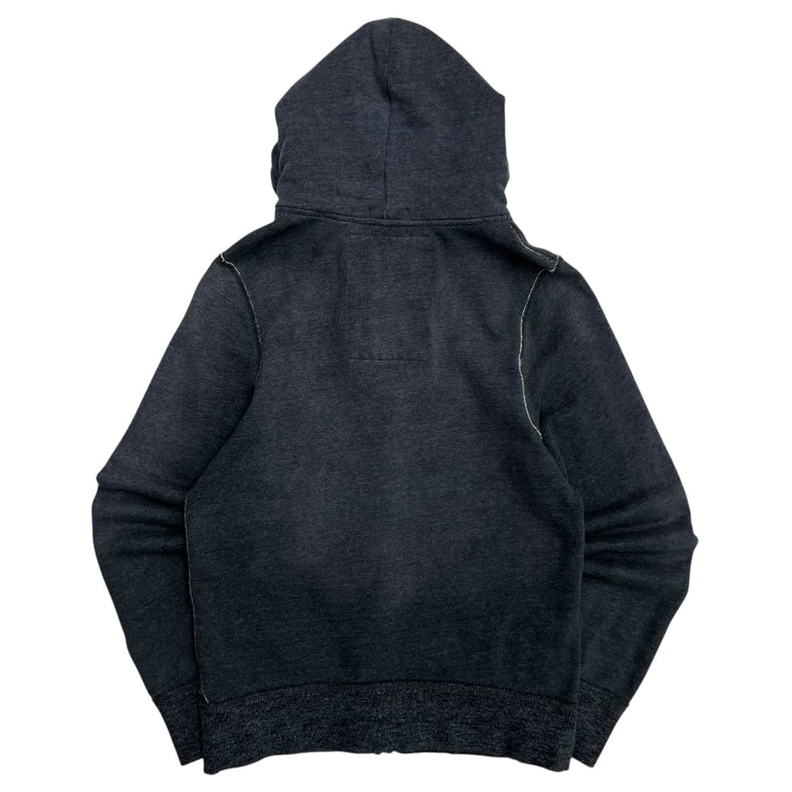 아베크롬비 센터로고 그레이 빈티지 후드집업 M 상품이미지4