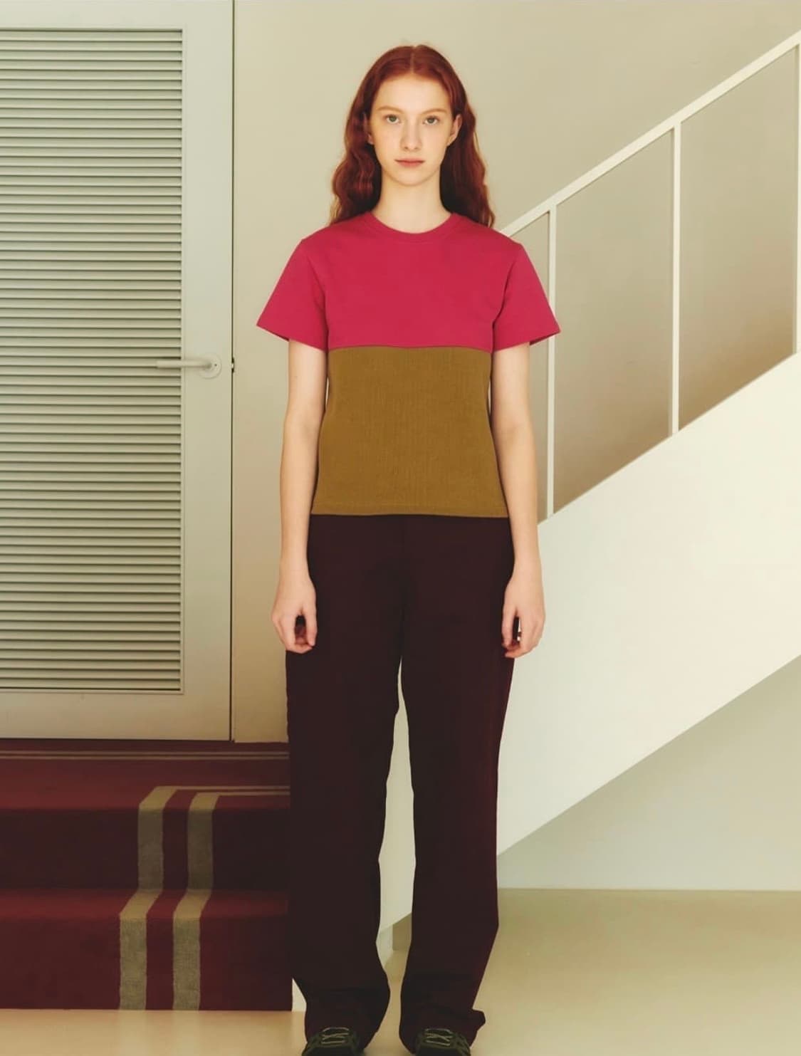 PESTO 페스토 배색 반팔티 상품이미지2