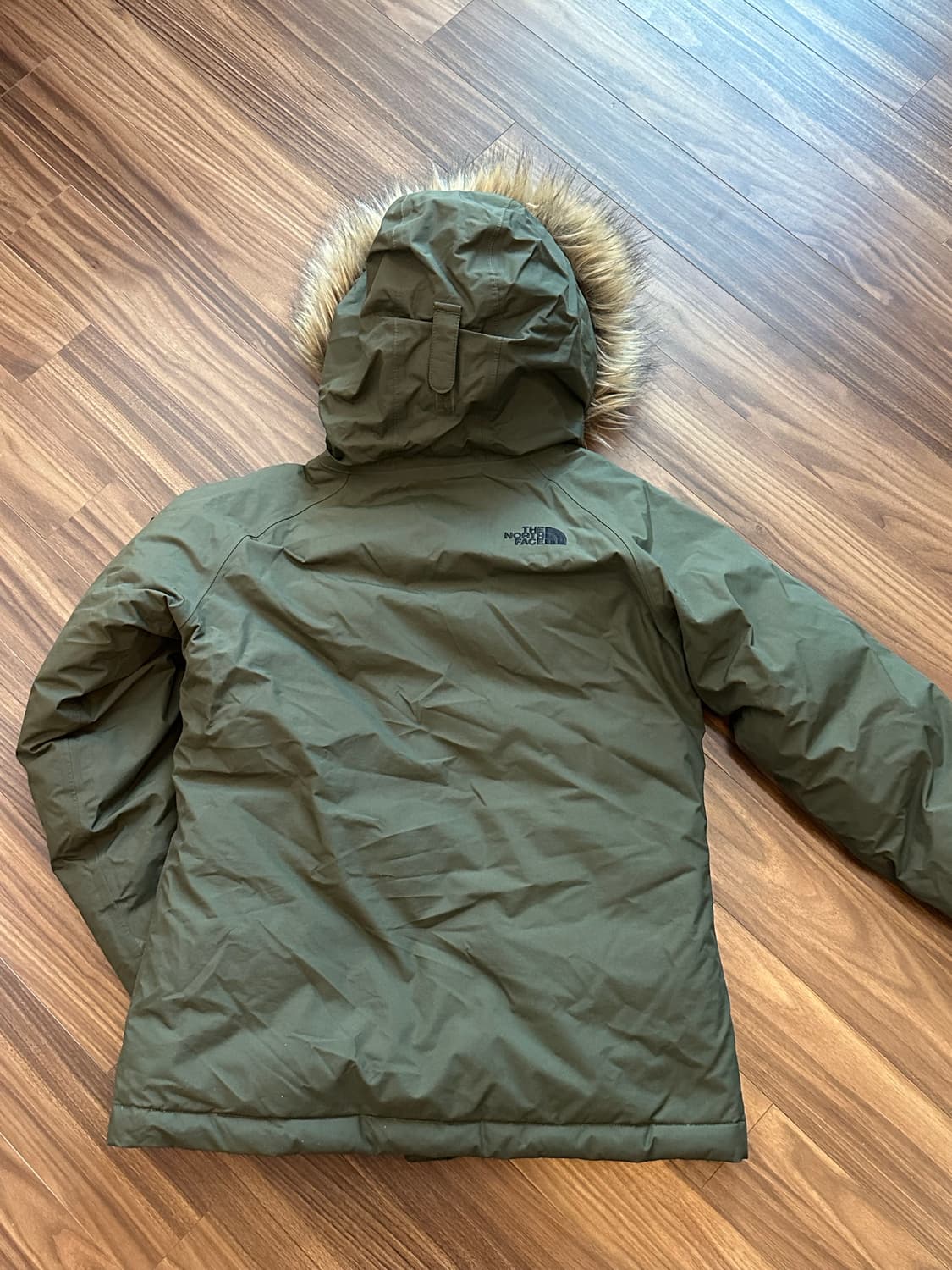 노스페이스 패딩 85(M) 카키 상품이미지5