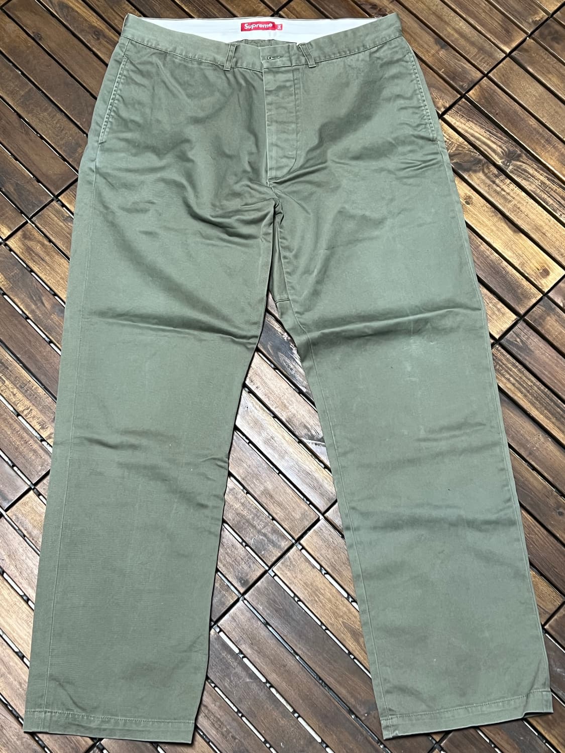 supreme work pants (khaki) 상품이미지1