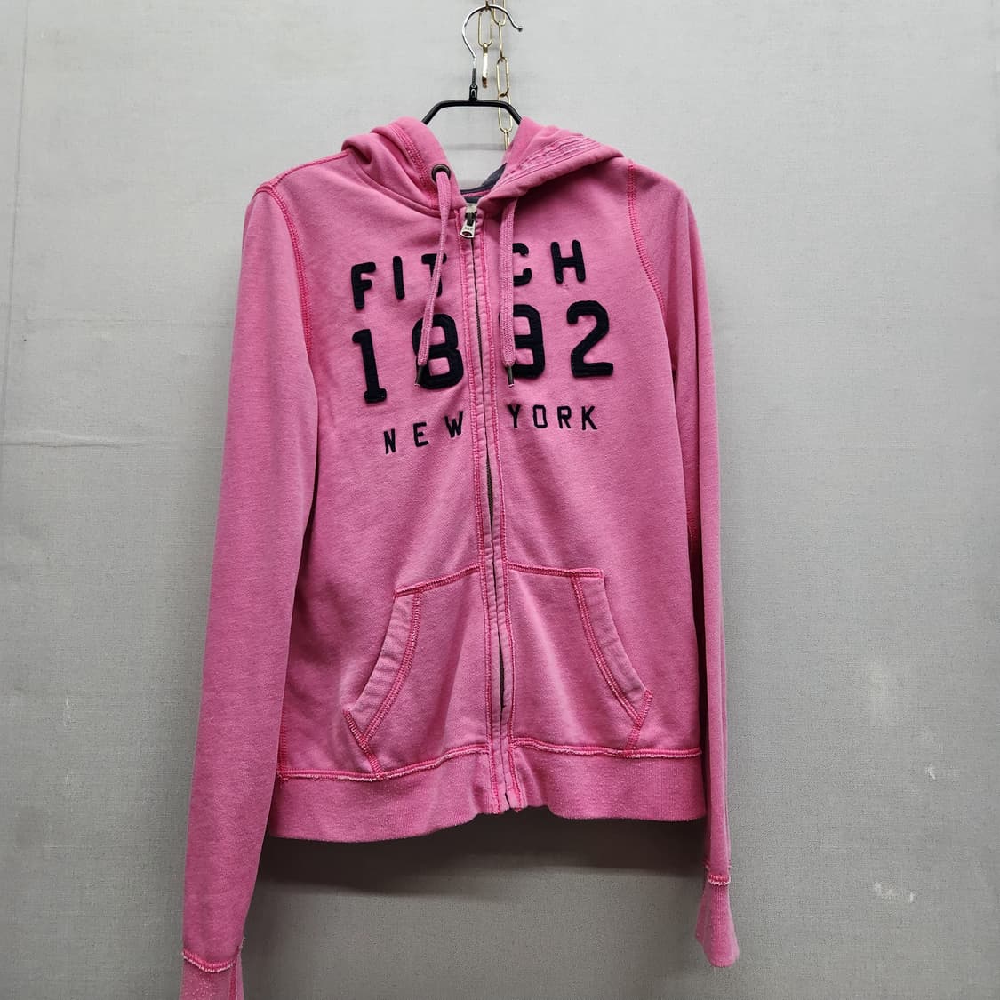 아베크롬비 Y2K 빅로고 후드집업 S(S) 상품이미지1