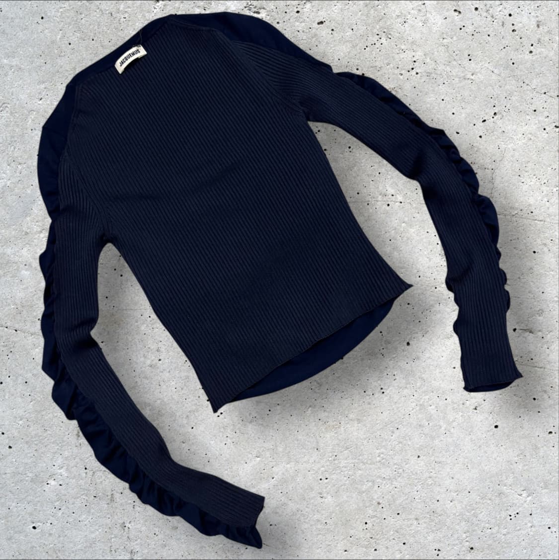 [34] 자크뮈스 사르가스 다크네이비 셔링 긴팔 티셔츠 C416 상품이미지2