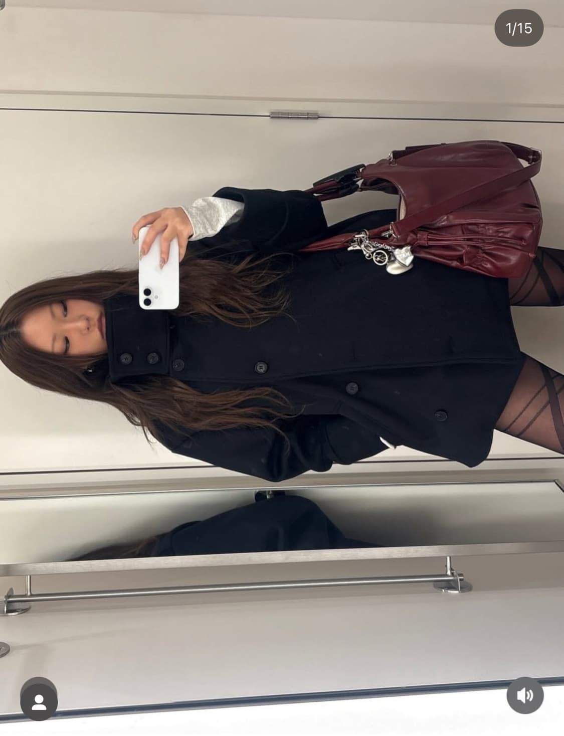 [FREE] 디망쉬 Double Breasted Coat 코트 블랙 상품이미지3