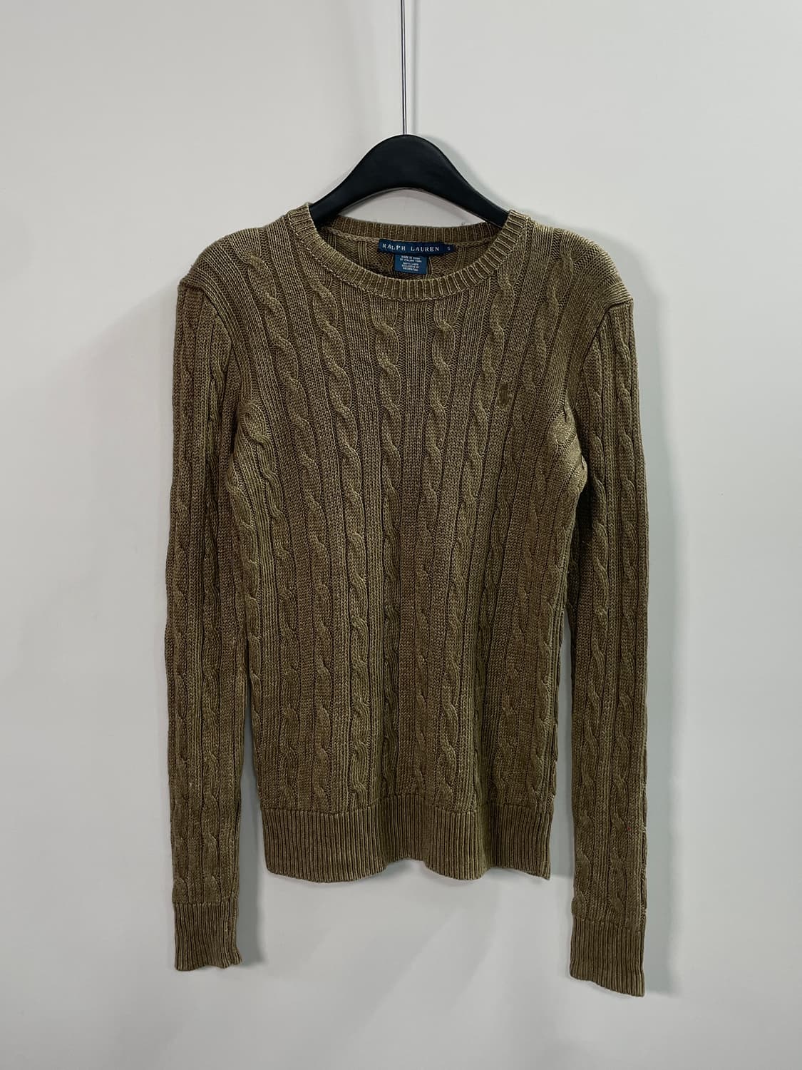 폴로 랄프로렌 우먼스 린넨 케이블 니트 (on.175) 상품이미지1