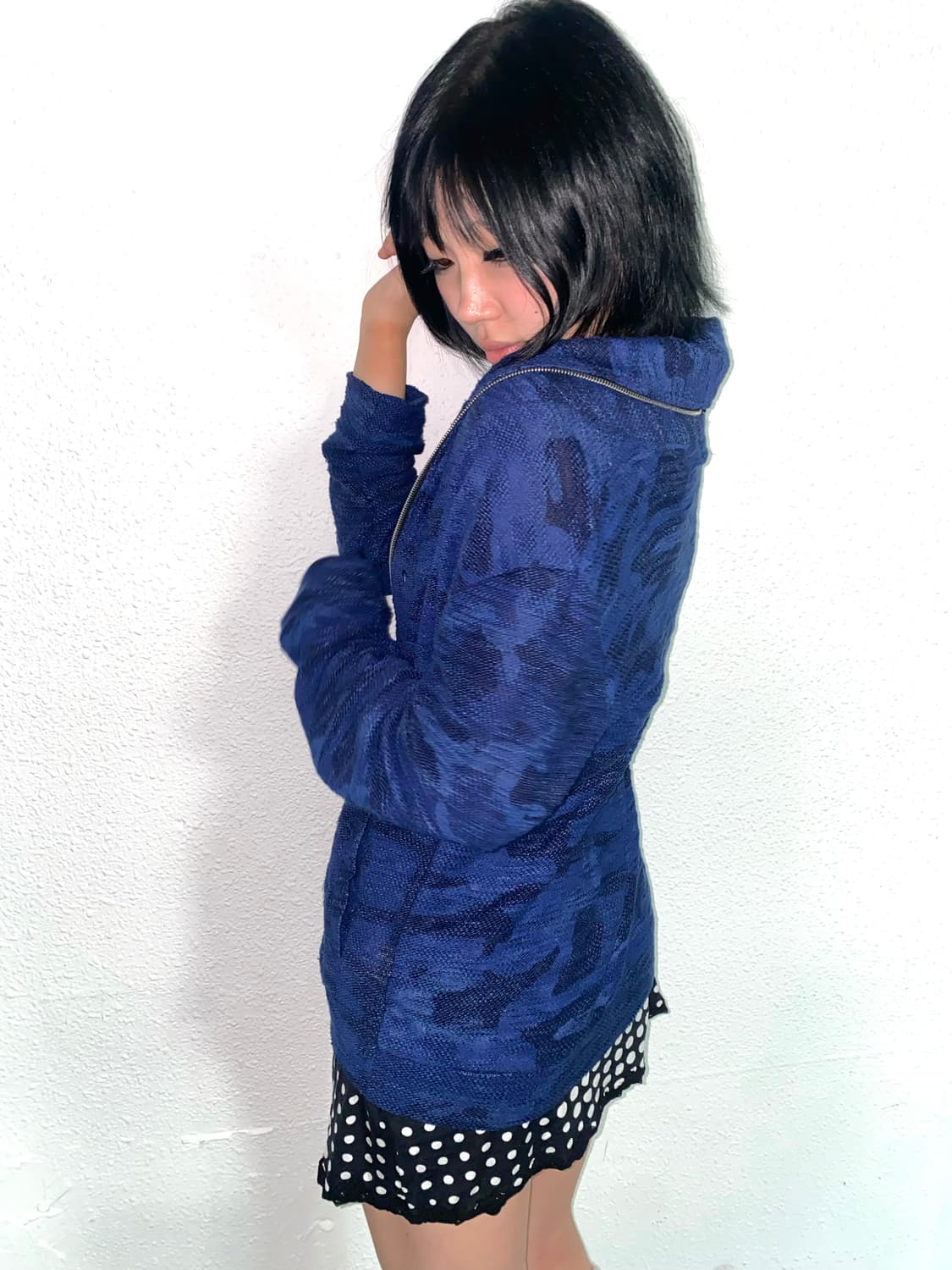 'SEMENTIC DESIGN' blue zip-up 상품이미지7