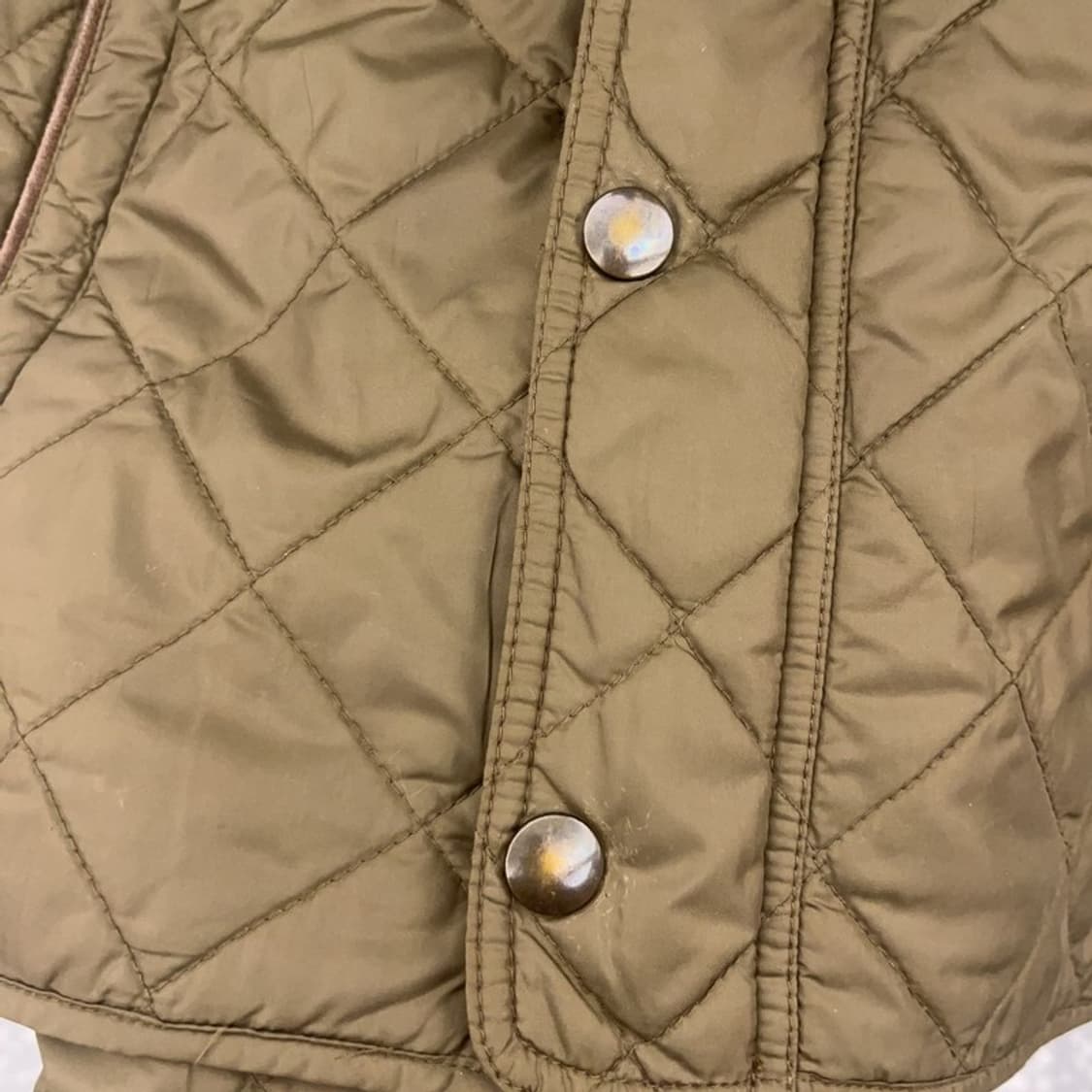 폴로 랄프로렌 빈티지 슬림핏 말차카키 퀄팅 자켓 S C09097 상품이미지6