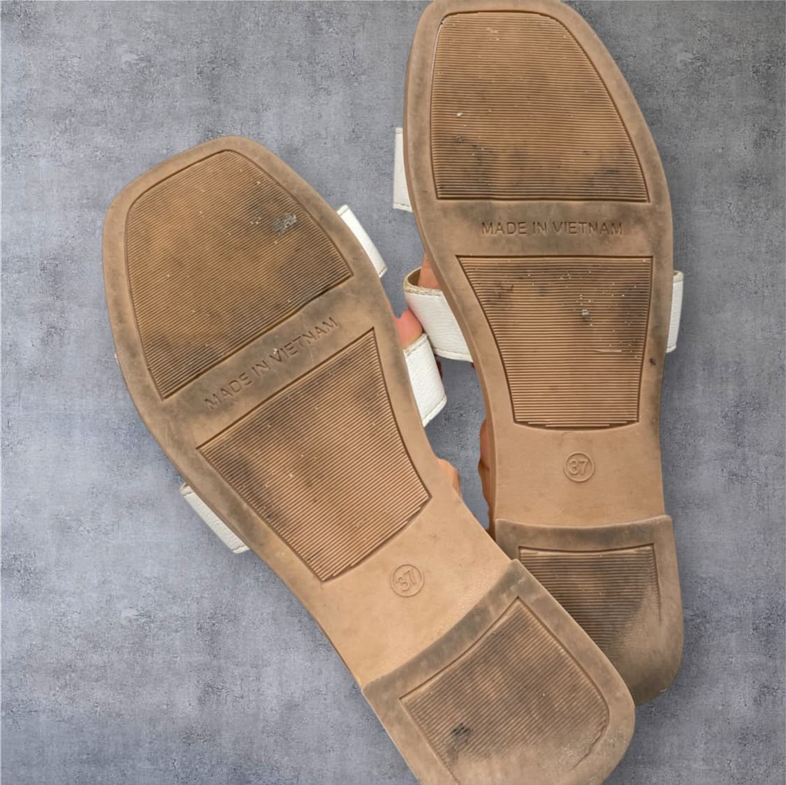 에르메스 Hermes 화이트 오란 샌들 슬리퍼 37 상품이미지6