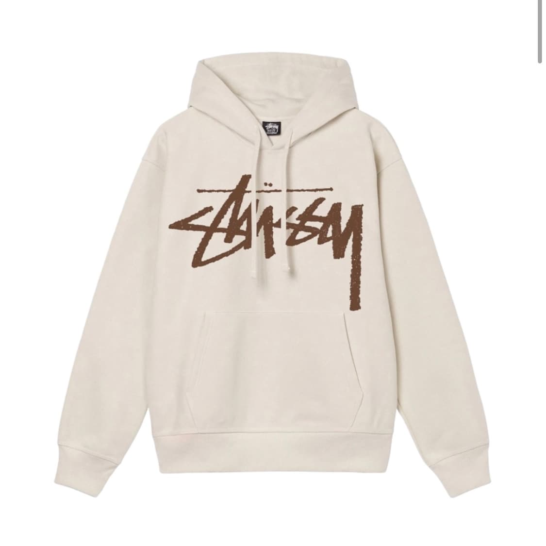 스투시 빅 스탁 후드 퍼티 아이보리 상품이미지1