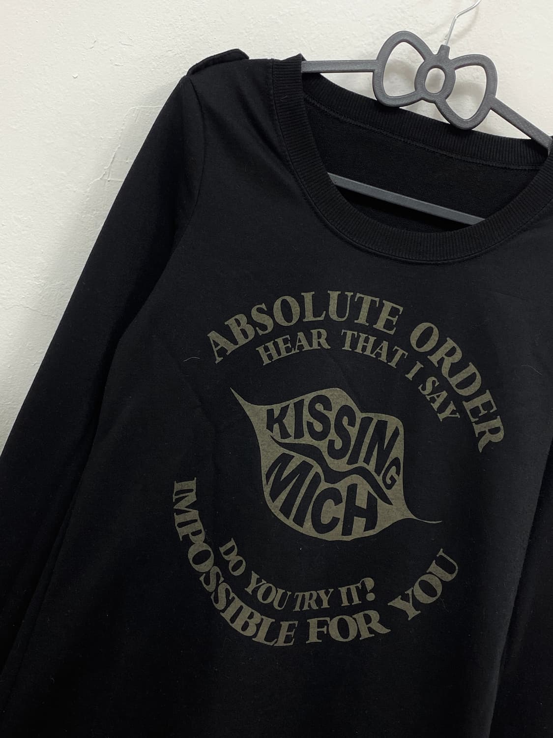 [JPN] 갸루 y2k 골드 참 키스마크 롱슬리브 상품이미지4