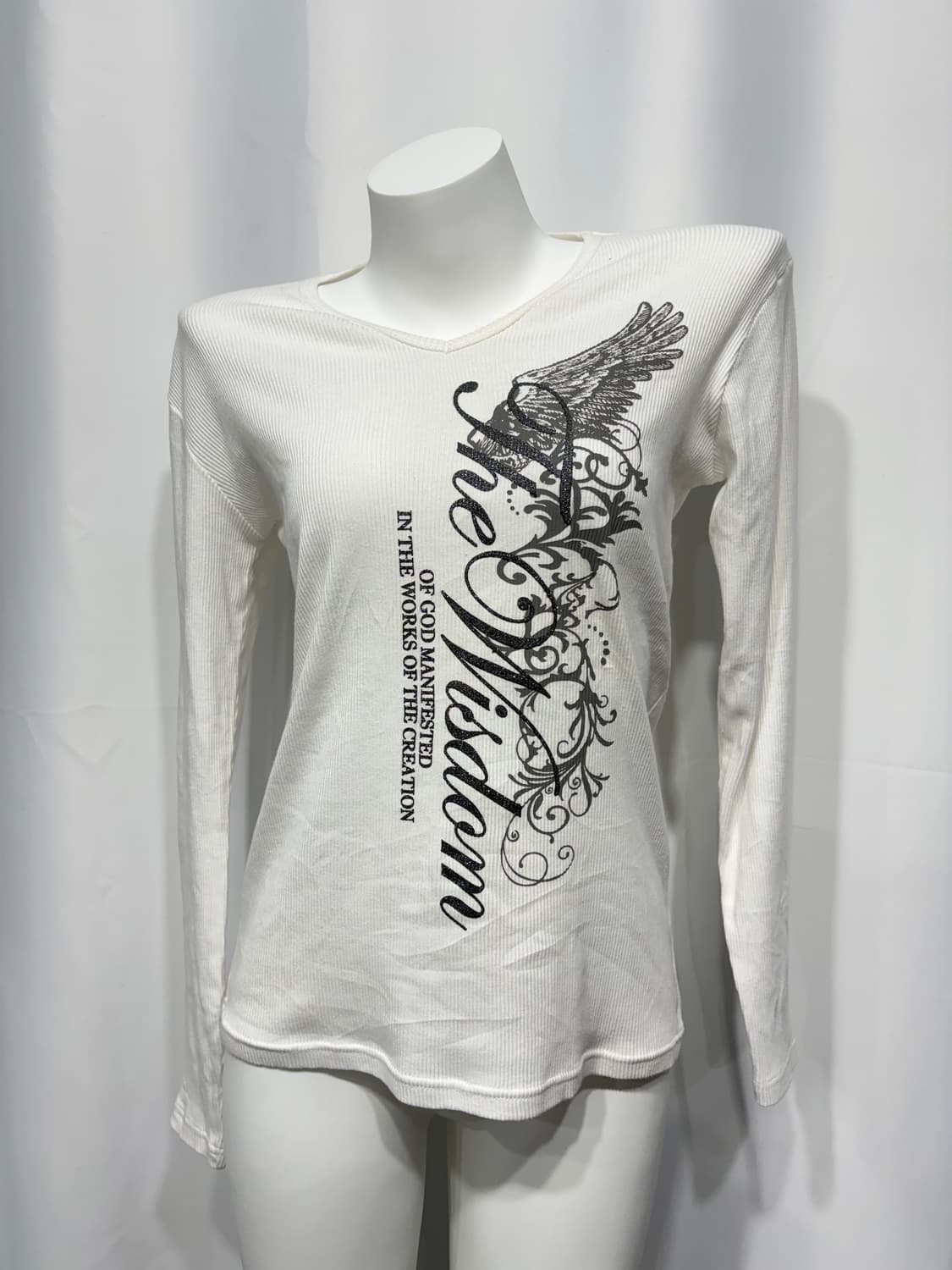 🎸화이트 재패니즈 프린팅 롱슬리브🎸 상품이미지4