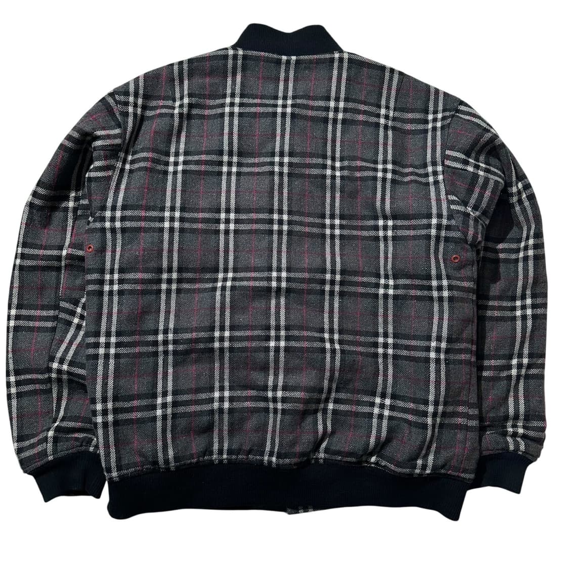 스투시 00‘s 버버리 롤렉스 패러디 체크 블루종 자켓 상품이미지2