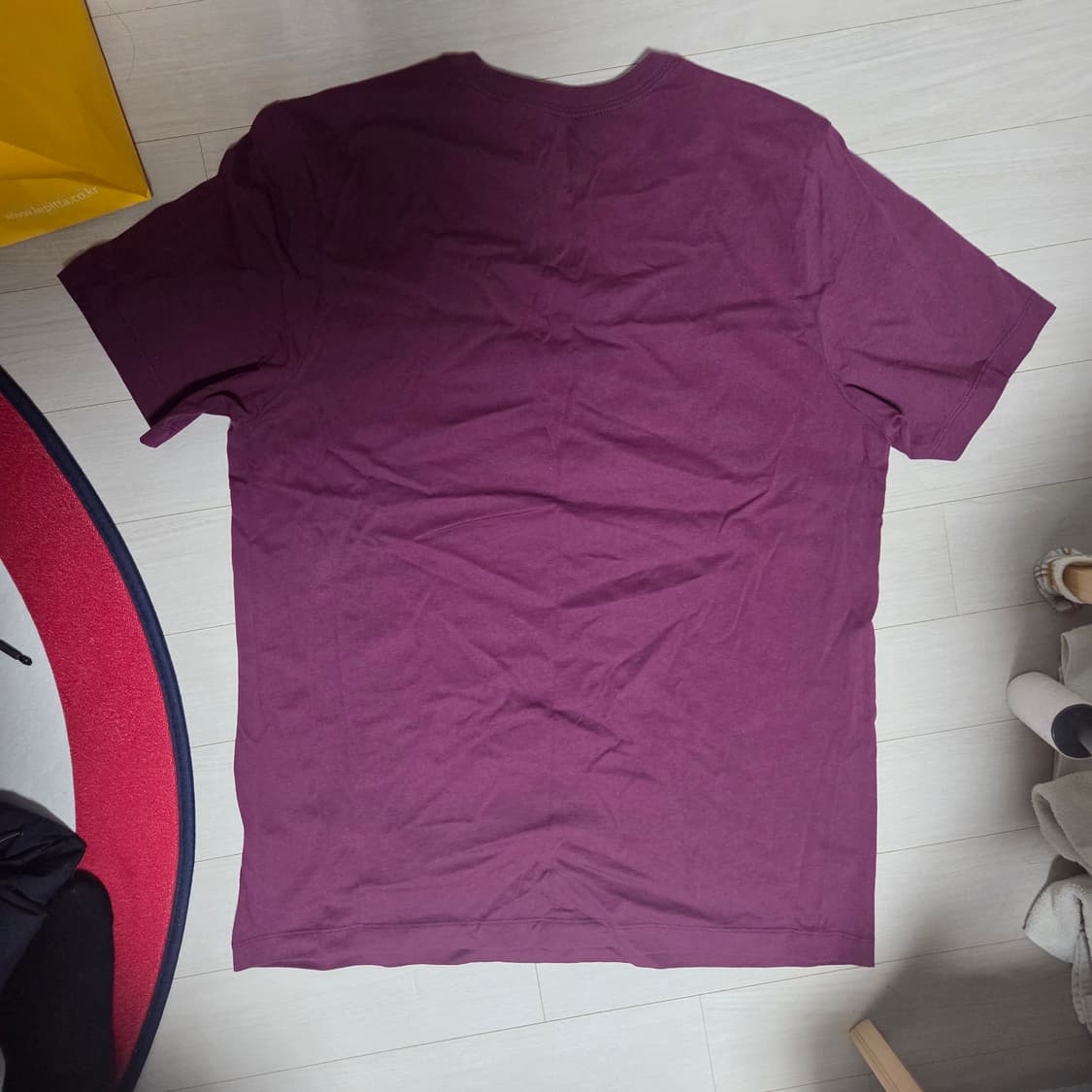 [L] 조던 파리 생재르망 반팔 티셔츠 퍼플 상품이미지2