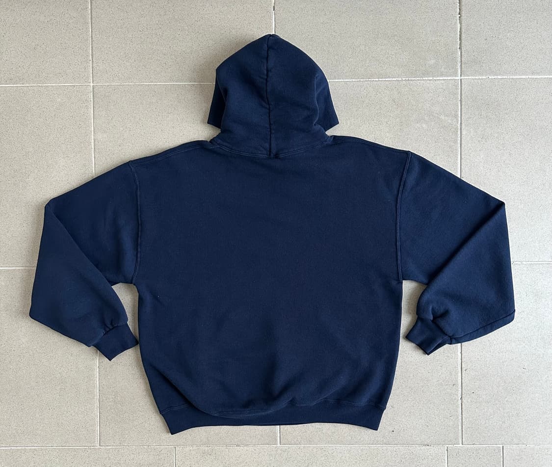 90s 빈티지 러셀 후드 네이비 L 상품이미지2